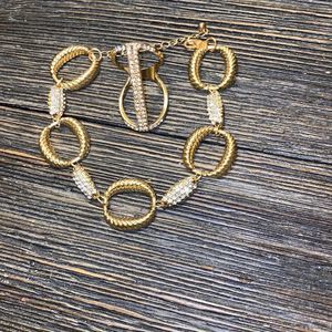 Bracelet and ring set